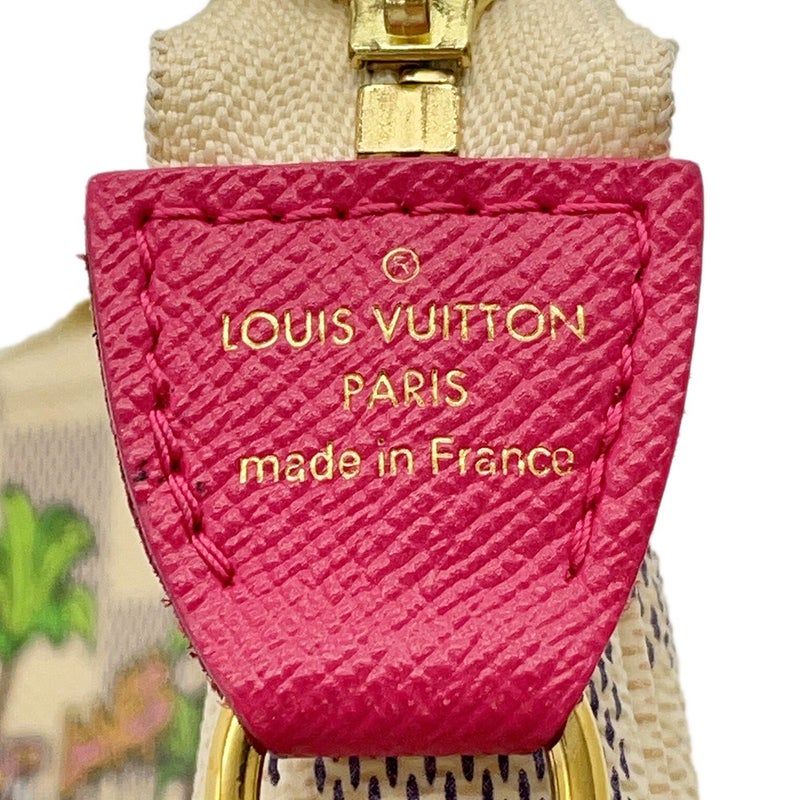 ルイヴィトン ポーチ ダミエ・アズール/ヴィヴィエンヌ ミニ・ポシェット・アクセソワール N60487 LOUIS VUITTON ヴィトン バッグ