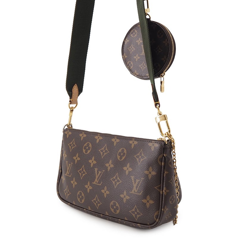 ルイヴィトン ショルダーバッグ モノグラム ミュルティ・ポシェット・アクセソワール M44813 LOUIS VUITTON アクセサリーポーチ