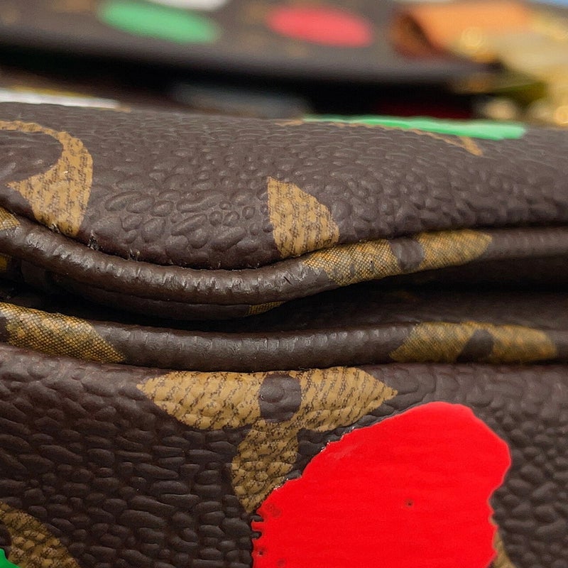 ルイヴィトン ハンドバッグ モノグラム/ペインティッド ドット LV × YK ポシェット・メティスMM M46384 2way 草間彌生