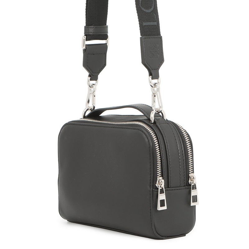 ロエベ ショルダーバッグ クロスボディ カメラバッグ ミニ カーフレザー C565R41X05 LOEWE 黒