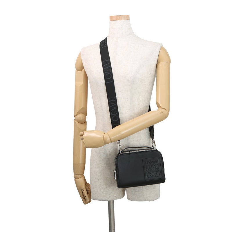 ロエベ ショルダーバッグ クロスボディ カメラバッグ ミニ カーフレザー C565R41X05 LOEWE 黒