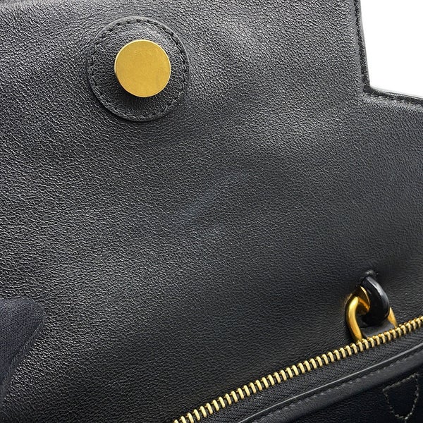 セリーヌ ハンドバッグ ベルトバッグ マイクロ パイソン/レザー CELINE 2wayショルダーバッグ 黒