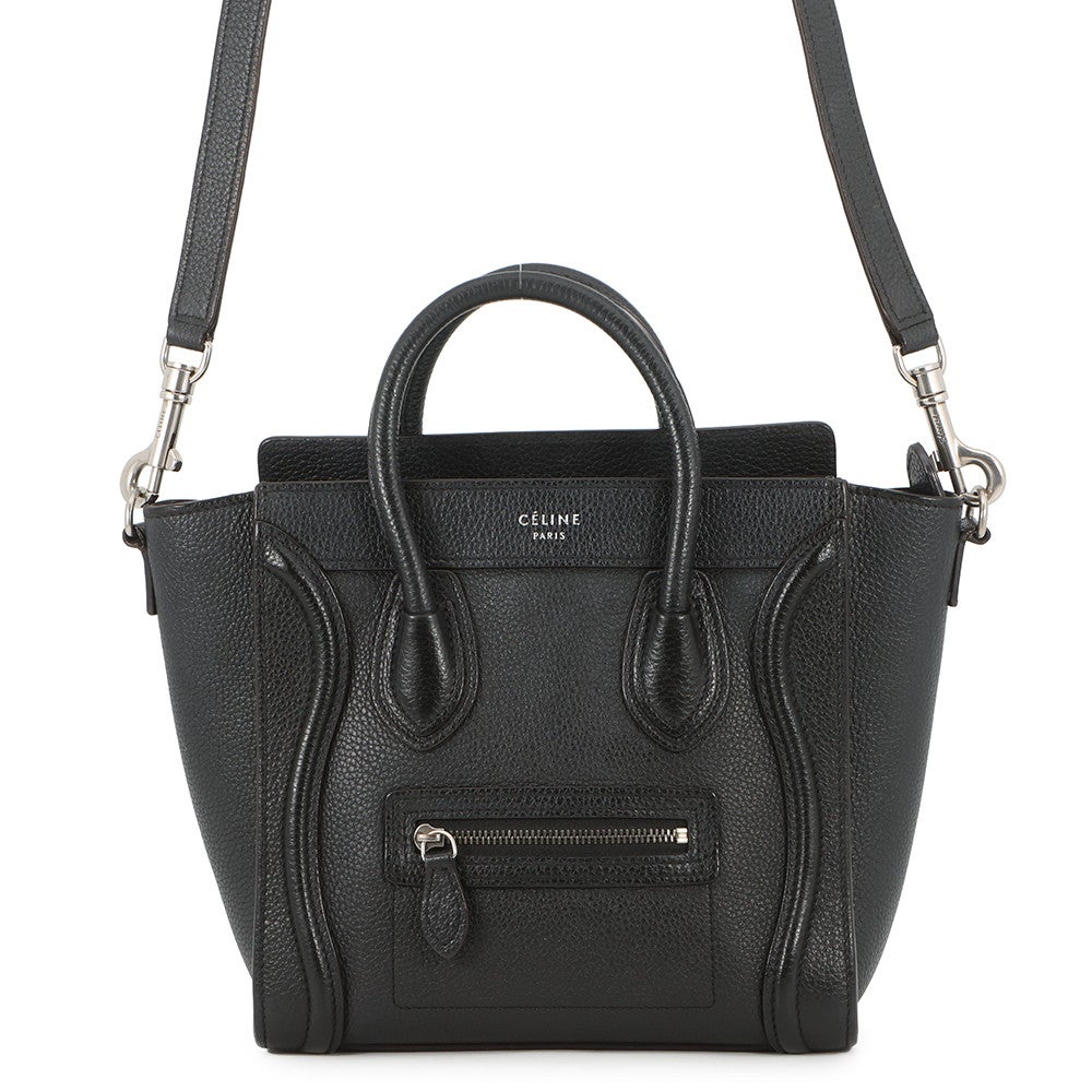 セリーヌ ハンドバッグ ラゲージ ナノショッパー レザー 168243 CELINE