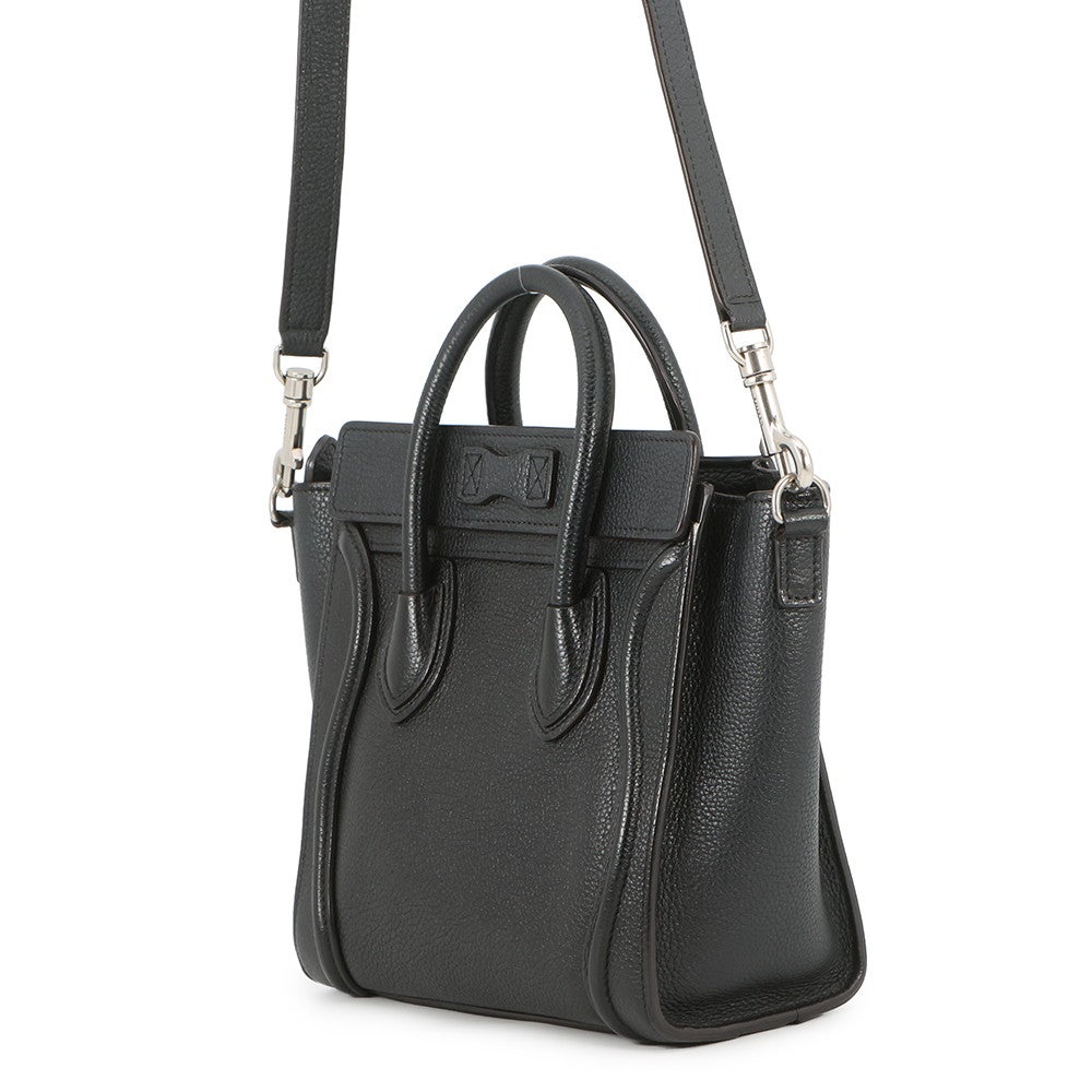 セリーヌ ハンドバッグ ラゲージ ナノショッパー レザー 168243 CELINE