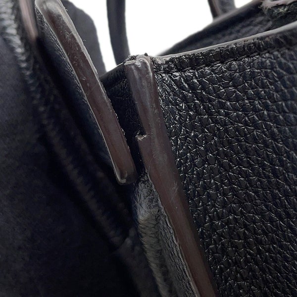 セリーヌ ハンドバッグ ラゲージ ナノショッパー レザー 168243 CELINE 2wayショルダーバッグ 黒