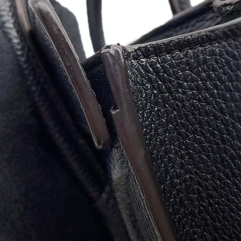 セリーヌ ハンドバッグ ラゲージ ナノショッパー レザー 168243 CELINE 2wayショルダーバッグ 黒