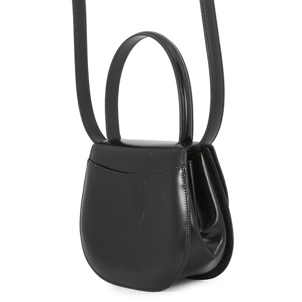 セリーヌ ハンドバッグ  ヴィンテージ レザー CELINE 2wayショルダーバッグ 黒