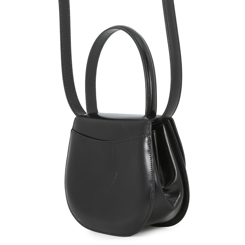 セリーヌ ハンドバッグ  ヴィンテージ レザー CELINE 2wayショルダーバッグ 黒