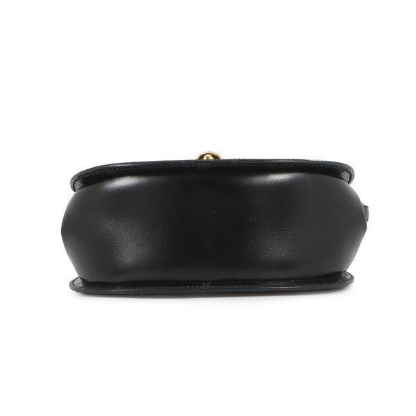 セリーヌ ハンドバッグ  ヴィンテージ レザー CELINE 2wayショルダーバッグ 黒