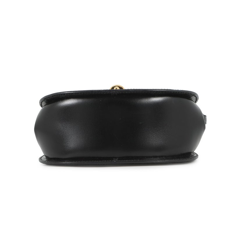 セリーヌ ハンドバッグ  ヴィンテージ レザー CELINE 2wayショルダーバッグ 黒