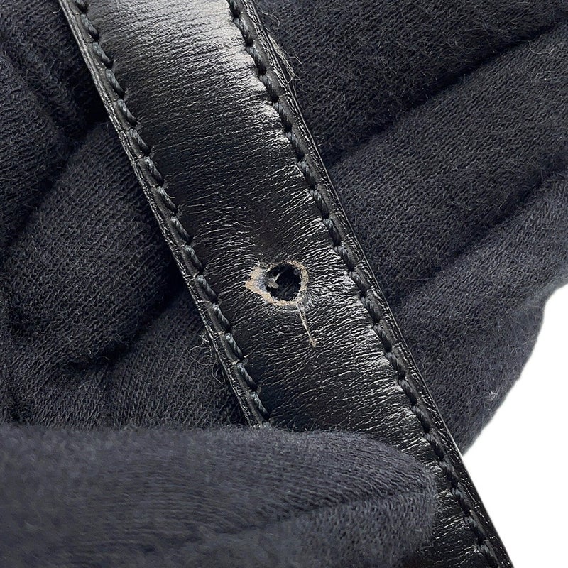 セリーヌ ハンドバッグ  ヴィンテージ レザー CELINE 2wayショルダーバッグ 黒
