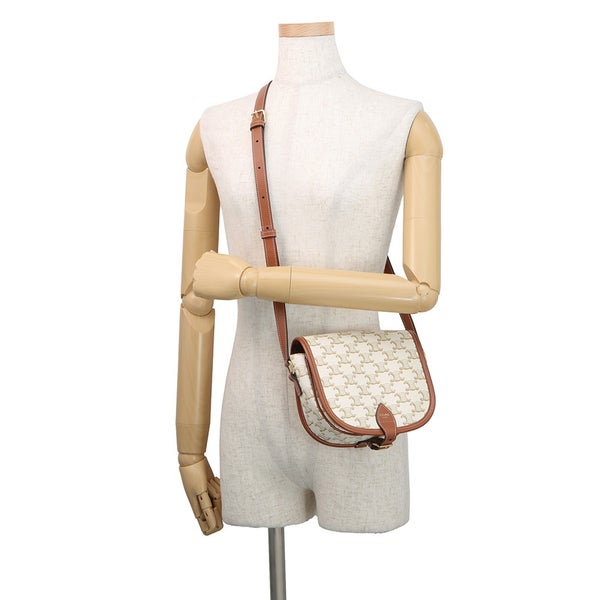 セリーヌ ショルダーバッグ トリオンフ ファルコ ミディアム PVC/レザー 191502 CELINE バッグ