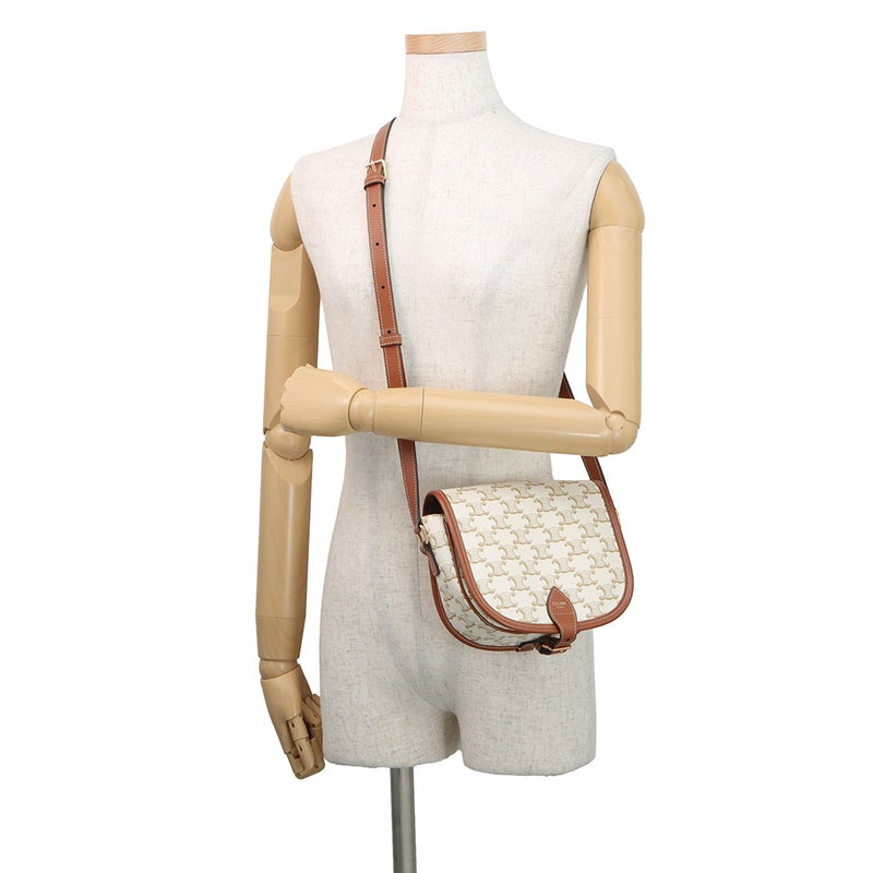セリーヌ ショルダーバッグ トリオンフ ファルコ ミディアム PVC/レザー 191502 CELINE バッグ