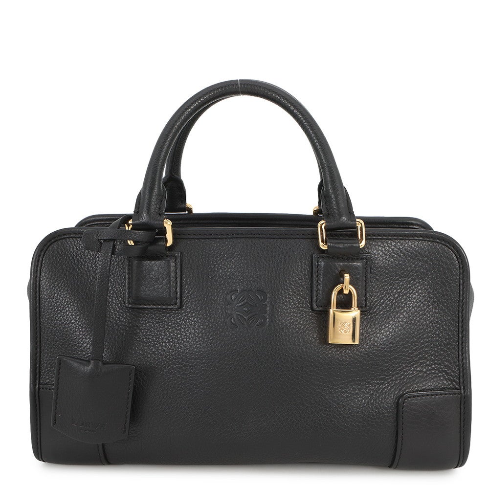 ロエベ ハンドバッグ アマソナ28 レザー 352.79.A03 LOEWE 黒 | 中古