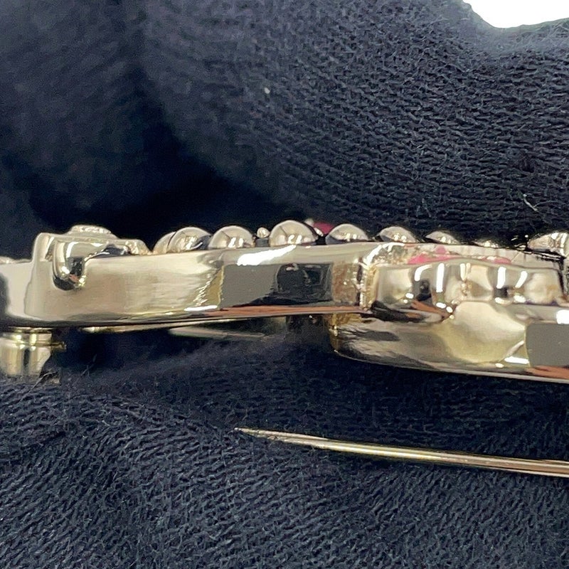 シャネル ブローチ ココマーク ラインストーン フェイクパール B24S ABD353 CHANEL アクセサリー