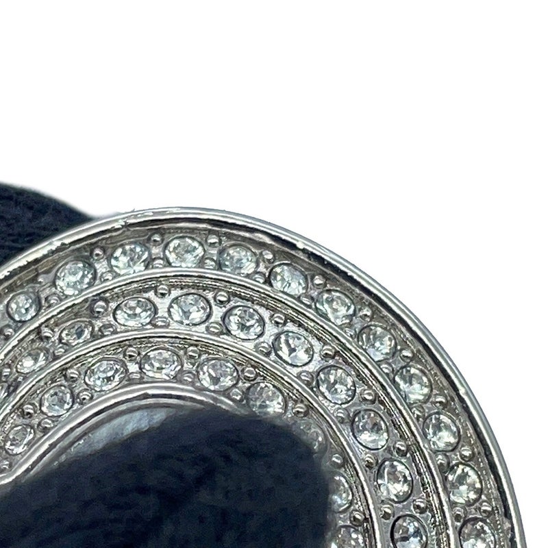 シャネル ブローチ ハート ココマーク メタル ラインスト―ン B23 B CHANEL アクセサリー