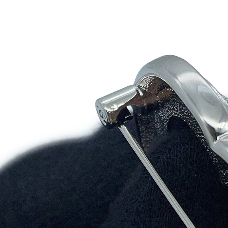 シャネル ブローチ ハート ココマーク メタル ラインスト―ン B23 B CHANEL アクセサリー