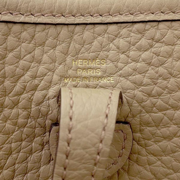 エルメス エブリンTPM アマゾン ベージュマルファ/ゴールド金具 トリヨンクレマンス  W刻印
