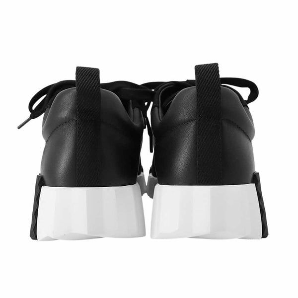 エルメス スニーカー バウンシング レザー レディースサイズ37 1/2 HERMES 靴 黒