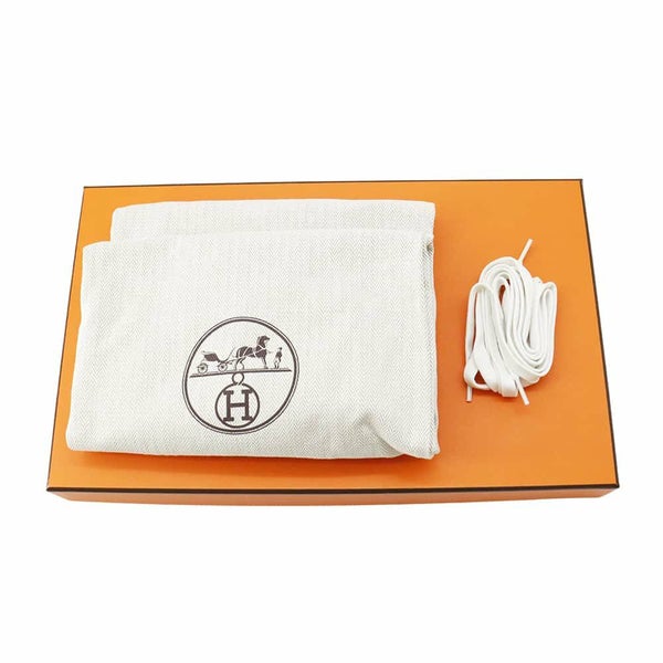 エルメス スニーカー バウンシング レザー レディースサイズ37 1/2 HERMES 靴 黒