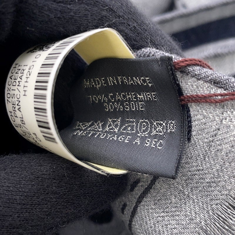 エルメス スカーフ レクタングル 大統領の馬具カシミヤ シルク HERMES マフラー メンズ