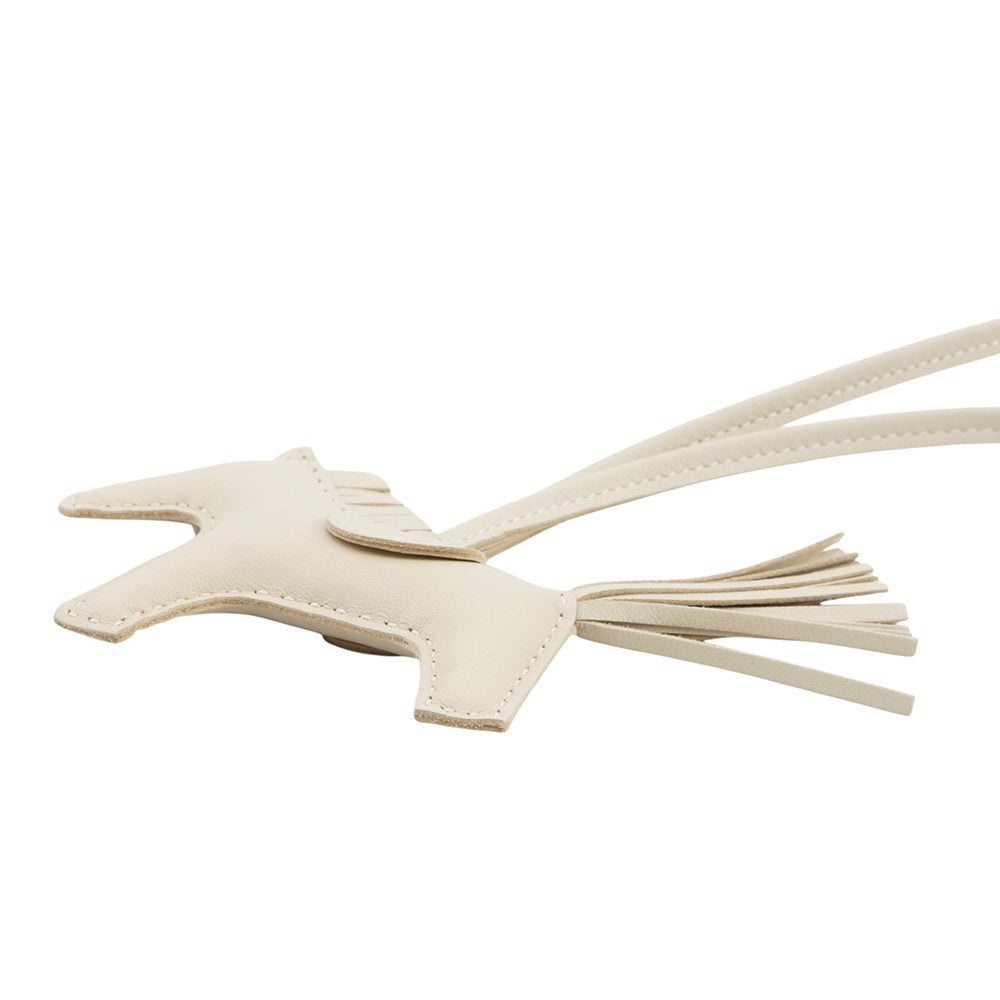 エルメス バッグチャーム ロデオ PM クレ ラムスキン K刻印 HERMES