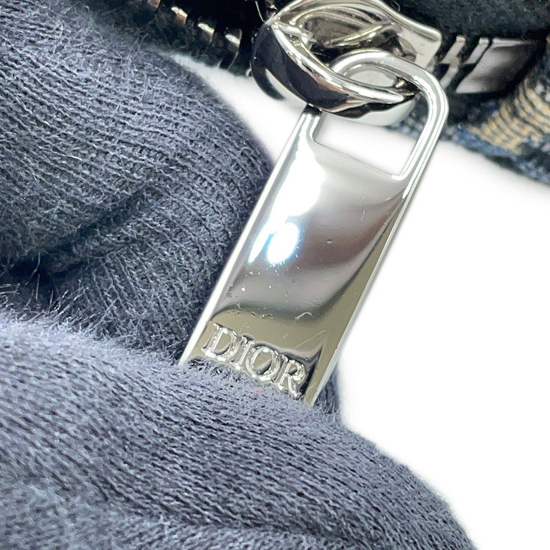クリスチャン・ディオール クラッチバッグ オブリーク A4 ジップポーチ 2ESCA421YKY Christian Dior 黒 トロッター