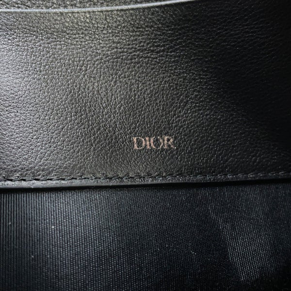 クリスチャン・ディオール クラッチバッグ オブリーク A4 ジップポーチ 2ESCA421YKY Christian Dior 黒 トロッター