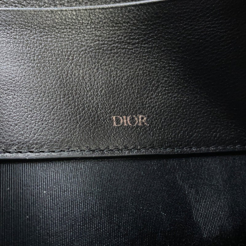 クリスチャン・ディオール クラッチバッグ オブリーク A4 ジップポーチ 2ESCA421YKY Christian Dior 黒 トロッター