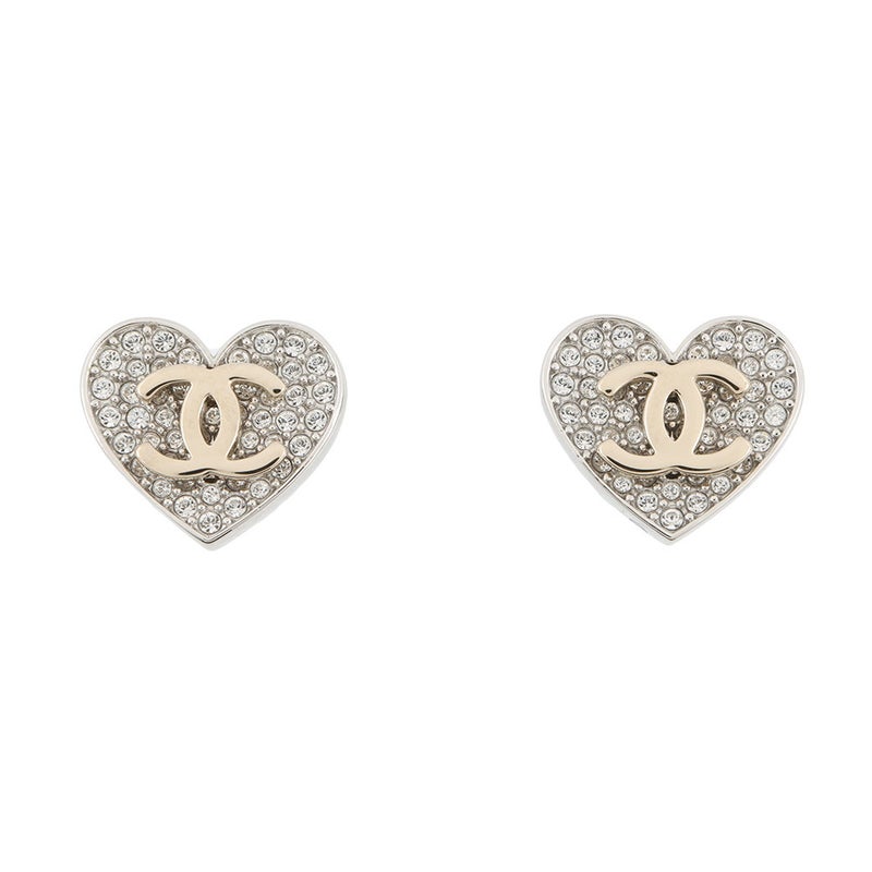 シャネル ピアス ココマーク ハート ラインストーン B26P ABH084 CHANEL アクセサリー