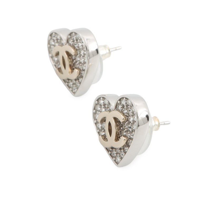 シャネル ピアス ココマーク ハート ラインストーン B26P ABH084 CHANEL アクセサリー