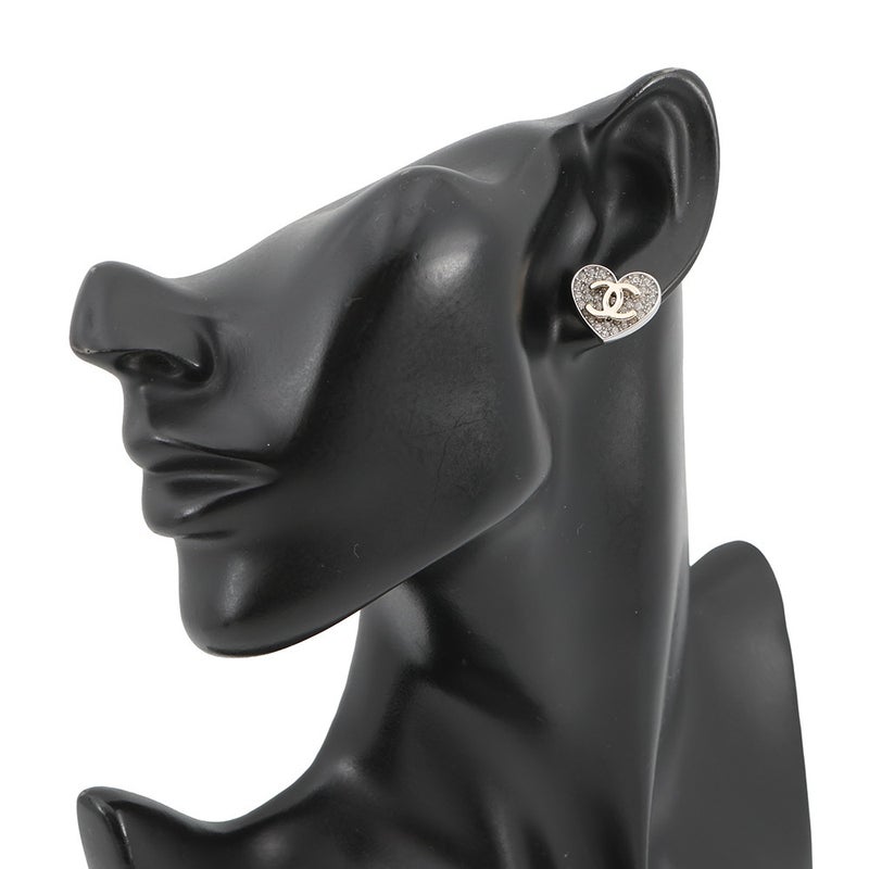 シャネル ピアス ココマーク ハート ラインストーン B26P ABH084 CHANEL アクセサリー