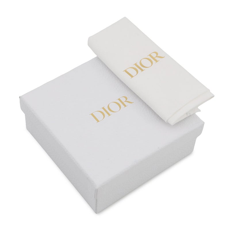 クリスチャン・ディオール 二つ折り財布 カナージュ ジョリー ダリア ウォレット ラムスキン S3113UNJB Christian Dior