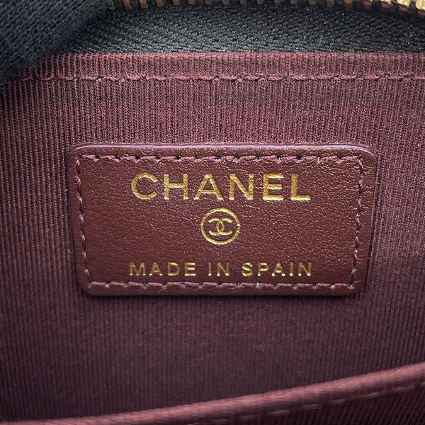 シャネル コインケース マトラッセ ココマーク クラシック ジップコインパース キャビアスキン AP0216 CHANEL 財布 小銭入れ 黒