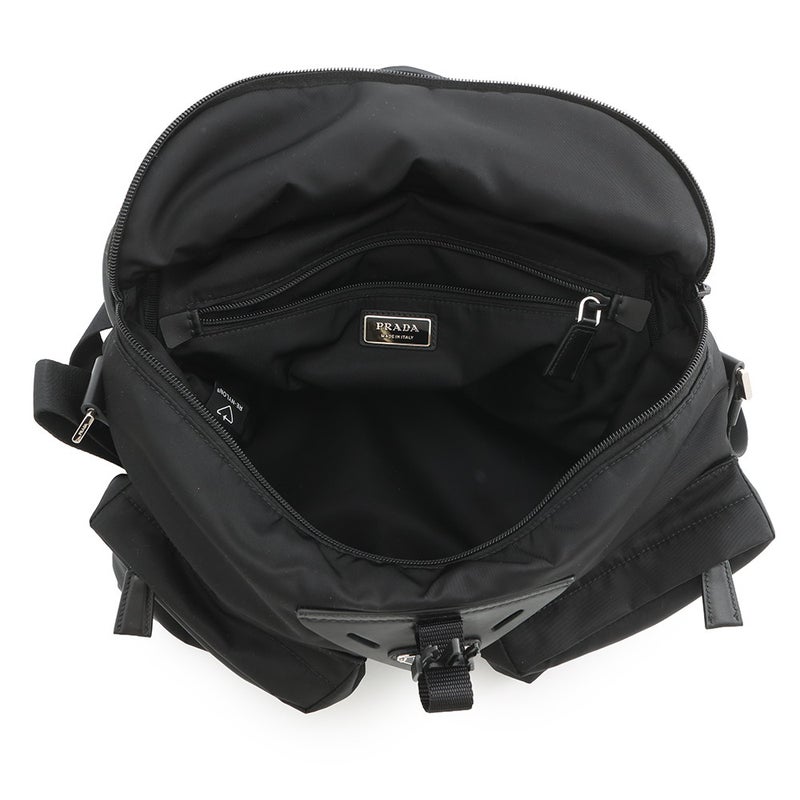 プラダ ショルダーバッグ Re-Nylon ショルダーバッグ ナイロン 2VD062 PRADA 黒
