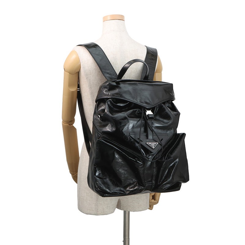 プラダ リュック Re-Nylon バックパック 2VZ108 PRADA バッグ リュックサック 黒 2wayショルダーバッグ