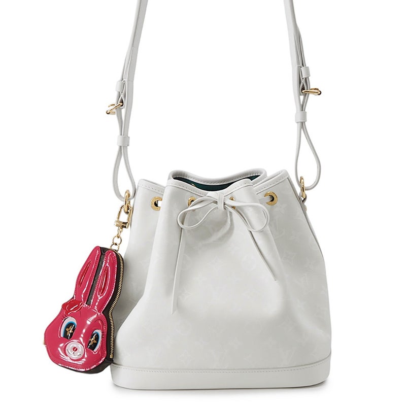 ルイヴィトン ショルダーバッグ レザー/モノグラム プチ・ノエ M11297 LOUIS VUITTON ヴィトン バッグ 白 ホワイト セール品