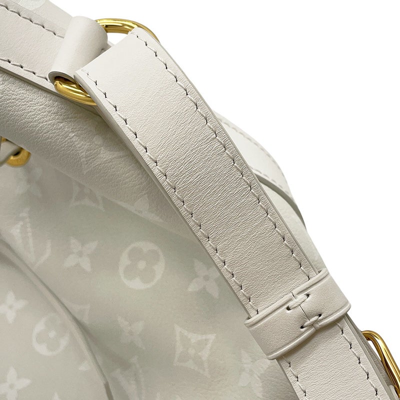 ルイヴィトン ショルダーバッグ レザー/モノグラム プチ・ノエ M11297 LOUIS VUITTON ヴィトン バッグ 白 ホワイト セール品