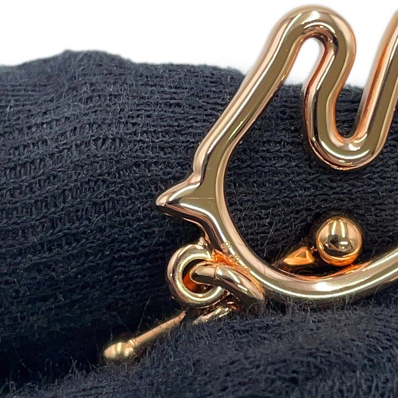 エルメス ピアス トネール クレーム/ピンクゴールド金具 HERMES アクセサリー
