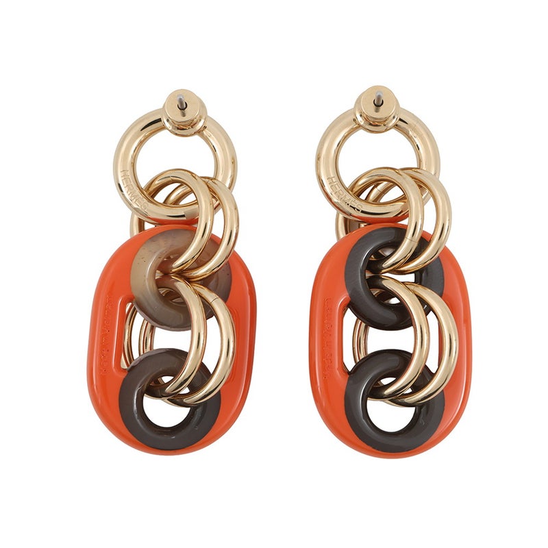 エルメス ピアス ユリディス PM バッファローホーン ラッカー HERMES アクセサリー
