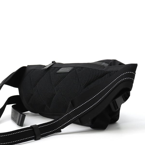 ボッテガヴェネタ ボディバッグ メッシュ ウエストバッグ ナイロン 574353 BOTTEGA VENETA 黒