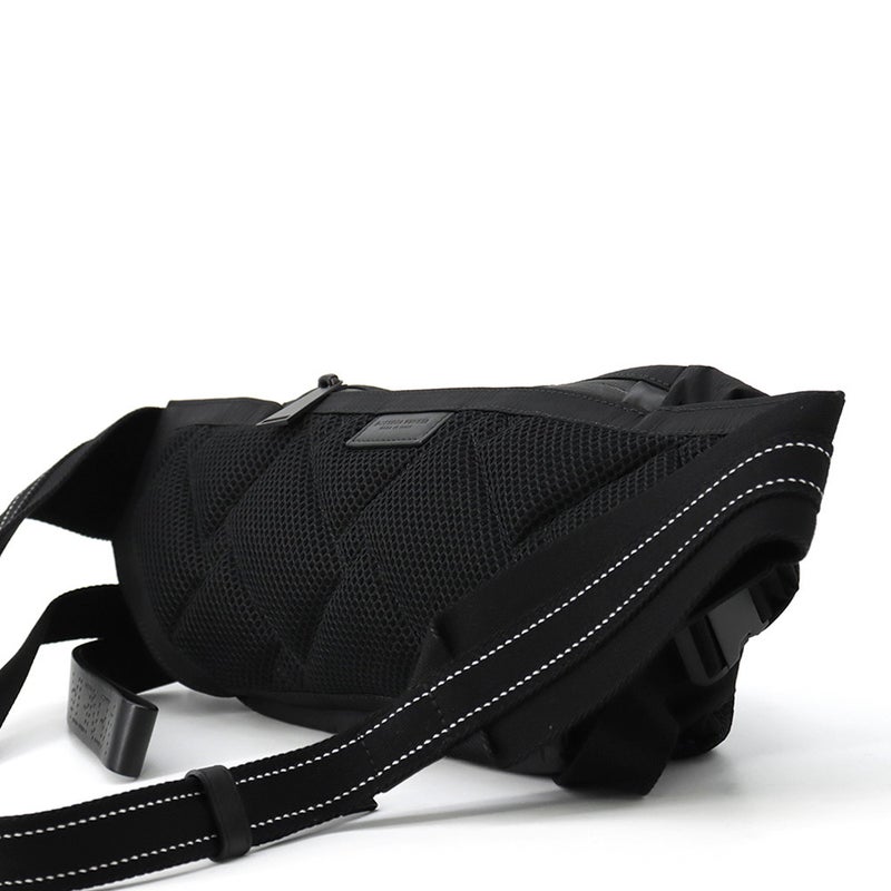 ボッテガヴェネタ ボディバッグ メッシュ ウエストバッグ ナイロン 574353 BOTTEGA VENETA 黒