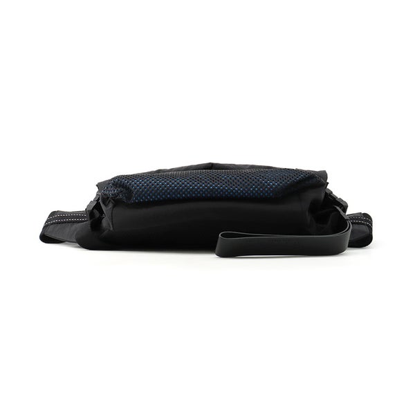 ボッテガヴェネタ ボディバッグ メッシュ ウエストバッグ ナイロン 574353 BOTTEGA VENETA 黒