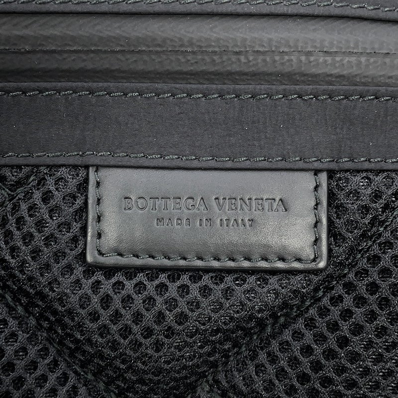 ボッテガヴェネタ ボディバッグ メッシュ ウエストバッグ ナイロン 574353 BOTTEGA VENETA 黒