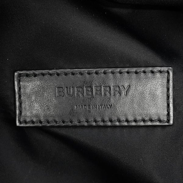 バーバリー バックパック ロゴ ナイロン 80135191 BURBERRY リュック 2wayボディバッグ 黒