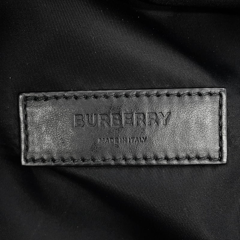 バーバリー バックパック ロゴ ナイロン 80135191 BURBERRY リュック 2wayボディバッグ 黒