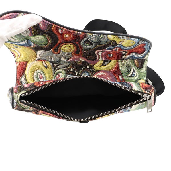 クリスチャン・ディオール ボディバッグ Christian Dior × Kenny Scharf サドルバッグ キャンバス Christian Dior