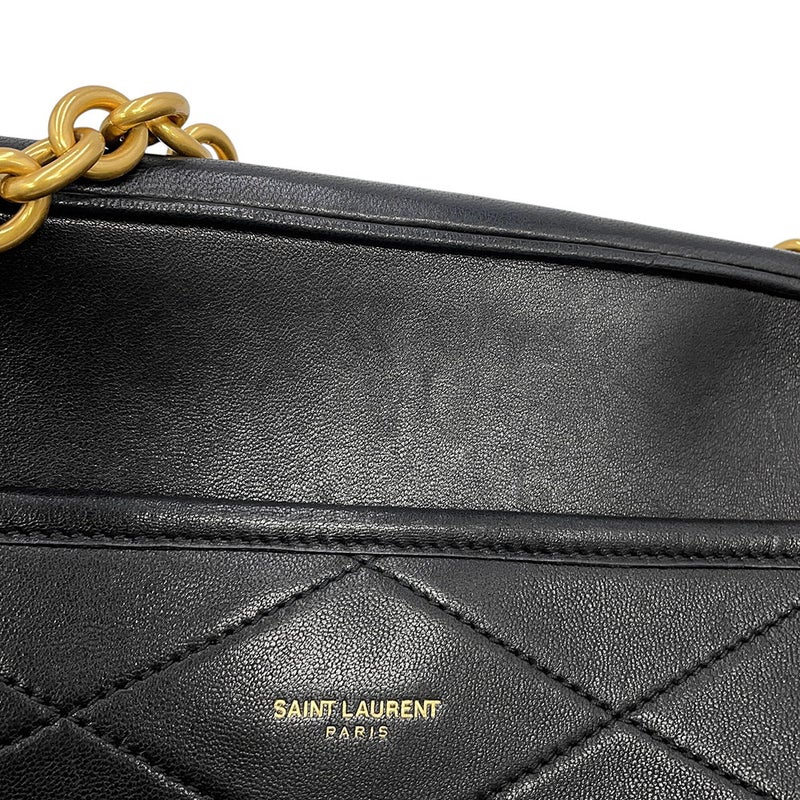 サンローランパリ チェーンショルダーバッグ ル・マイヨン レザー 669308 SAINT LAURENT PARIS 2way 黒