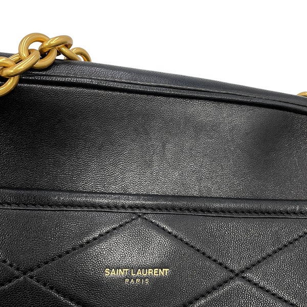 サンローランパリ チェーンショルダーバッグ ル・マイヨン レザー 669308 SAINT LAURENT PARIS 2way 黒