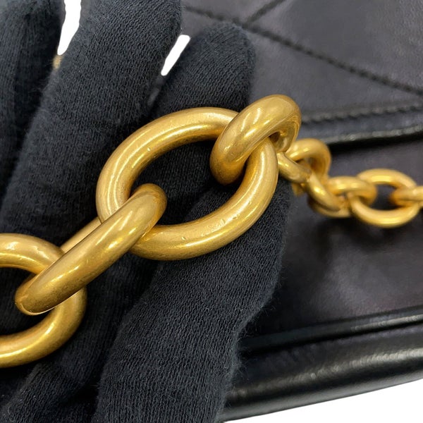 サンローランパリ チェーンショルダーバッグ ル・マイヨン レザー 669308 SAINT LAURENT PARIS 2way 黒